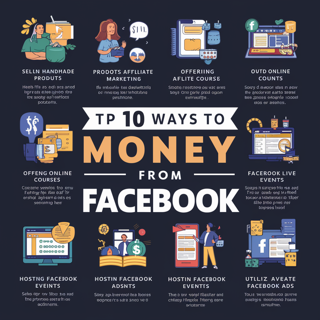 top 10 ways to earn money from facebook